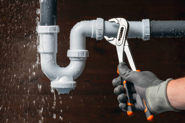 Professional Drain Cleaning technician working in Eaton, IN